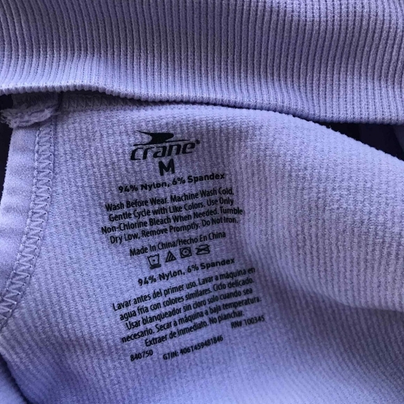 Crane Light Purple Racerback Wiess Bra Womens Size Medium - Picture 5 of 5